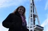 Visitando a Space Needle, no estado de Washington, costa oeste dos Estados Unidos